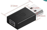 Удлинитель Displayport прямой папа на Mini Displayport мама 