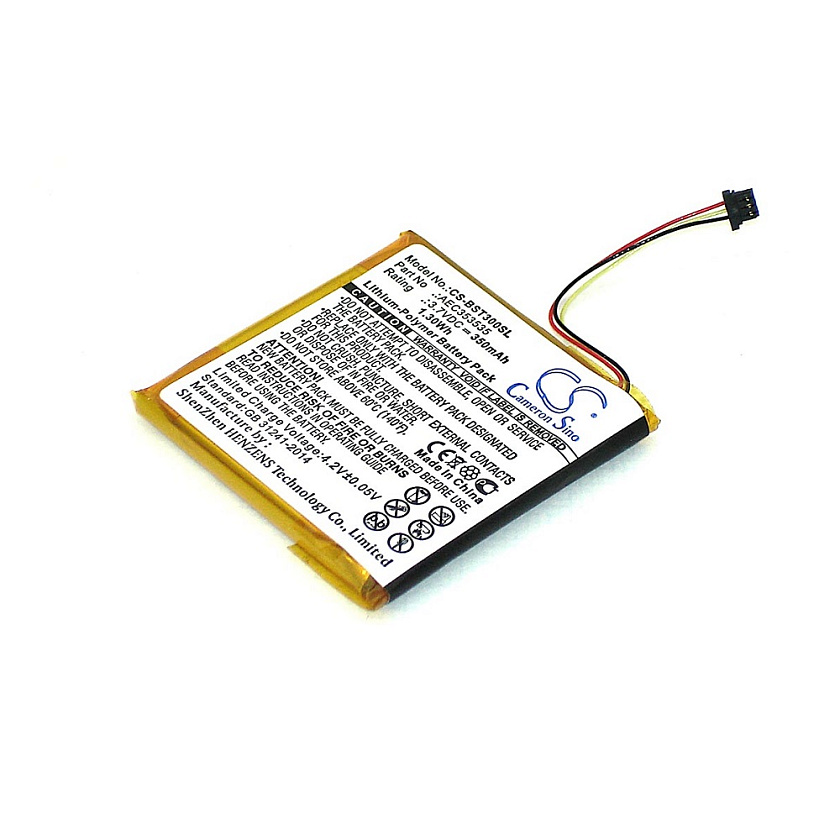 Аккумуляторная батарея CameronSino CS-BST300SL для Beats Solo 2.0  3.7V  350mAh  1.3Wh