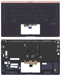 Клавиатура для ноутбука Asus ZenBook 14 UX433FA UX433FN UX433FL синяя