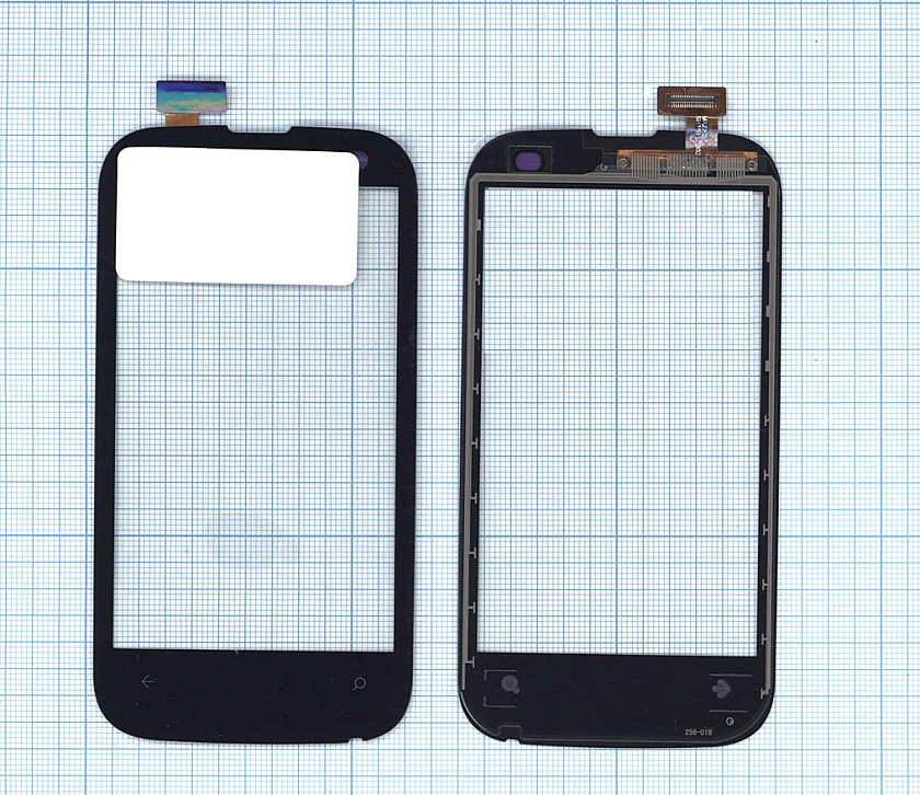 Сенсорное стекло (тачскрин) для Nokia Lumia 510 черное