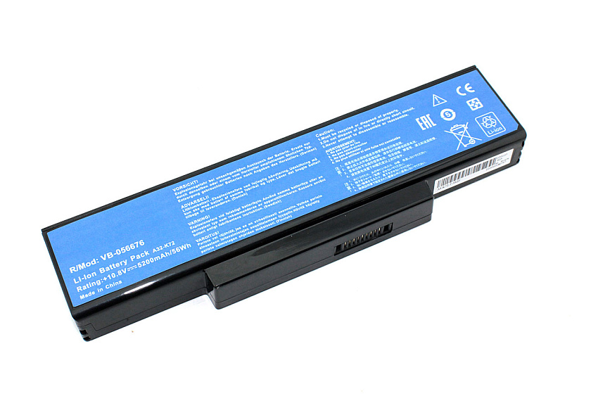 Аккумуляторная батарея для Asus K72 5200mAh (Low Cost OEM)
