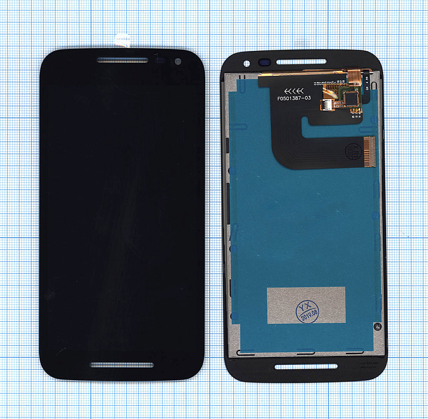 Дисплей для Motorola Moto G Gen.3 черный