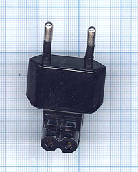 Адаптер-переходник Europlug (Евровилка) для блоков питания Samsung