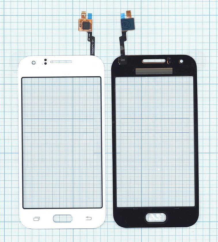 Сенсорное стекло (тачскрин) для Samsung Galaxy J1 Ace SM-J110H белое