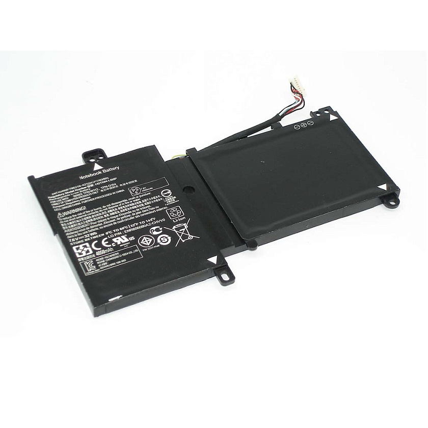 Аккумуляторная батарея для ноутбука HP 11-k (HV02XL) 7.6V 4000mAh черная