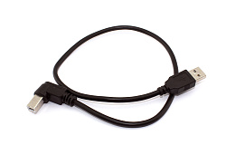 Кабель USB  2.0 на  USB-B угол влево 0,5 м