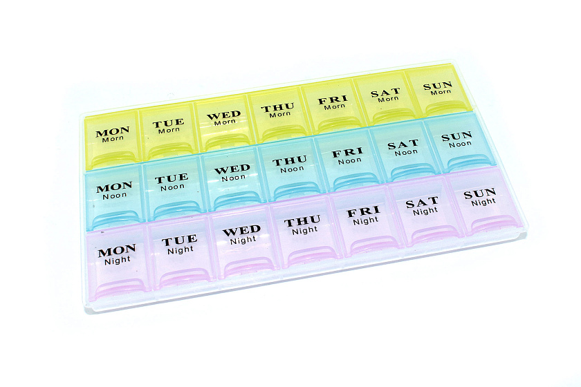 Контейнер для рапределения таблеток R529A по дням недели и времени.