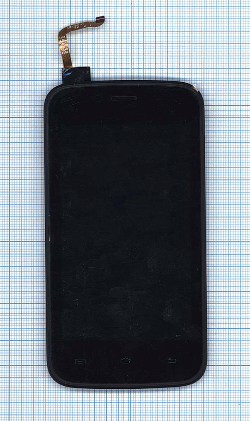 Сенсорное стекло (тачскрин) для Irbis SP06 черное