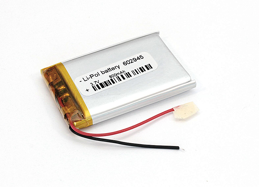 Аккумулятор Li-Pol (батарея) 6*29*45мм 2pin 3.7V/800mAh