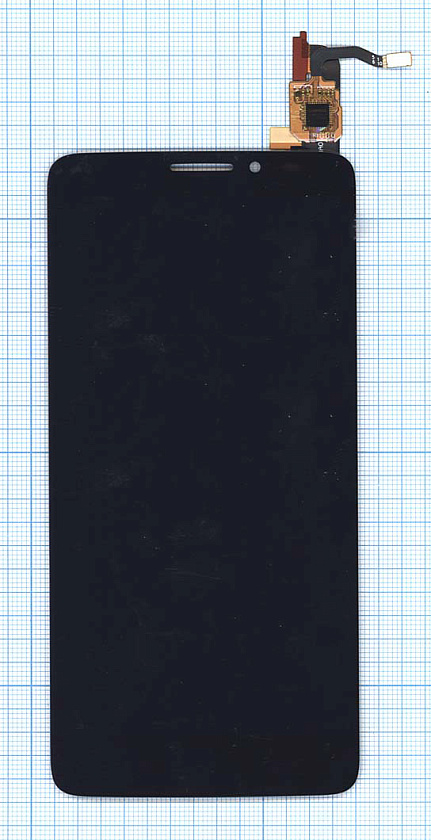 Дисплей для Alcatel Idol X 6040D черный