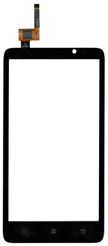 Сенсорное стекло (тачскрин) для Lenovo S890 черное