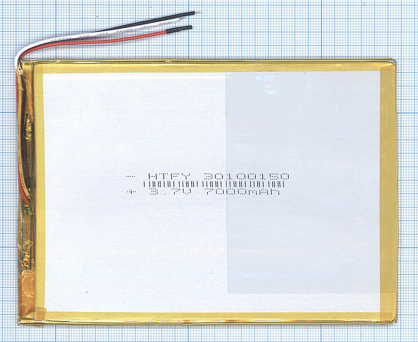 Аккумулятор Li-Pol (батарея) 3*100*150мм 3pin 3.7V/7000mAh