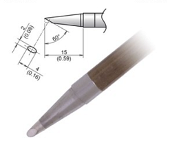 Жало для паяльника Hakko T39-BC2040