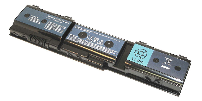 Аккумуляторная батарея для ноутбука Acer Aspire 1425P 1825PTZ (UM09F36 ) 5200mAh OEM черная