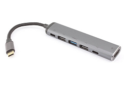 Кабель Type-C на HDMI + USB 3.1 + Type C + USB 2.0 x2 + PD 