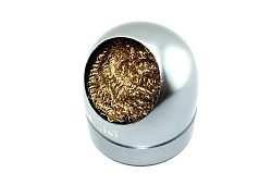 Губка металлическая для чистки наконечников паяльника Kaisi Grey