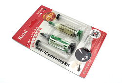 Набор для пайки Kaisi флюс 338°С паста 183°С