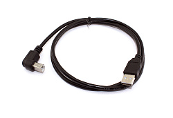 Кабель USB  2.0 на  USB-B угол вниз 1 м
