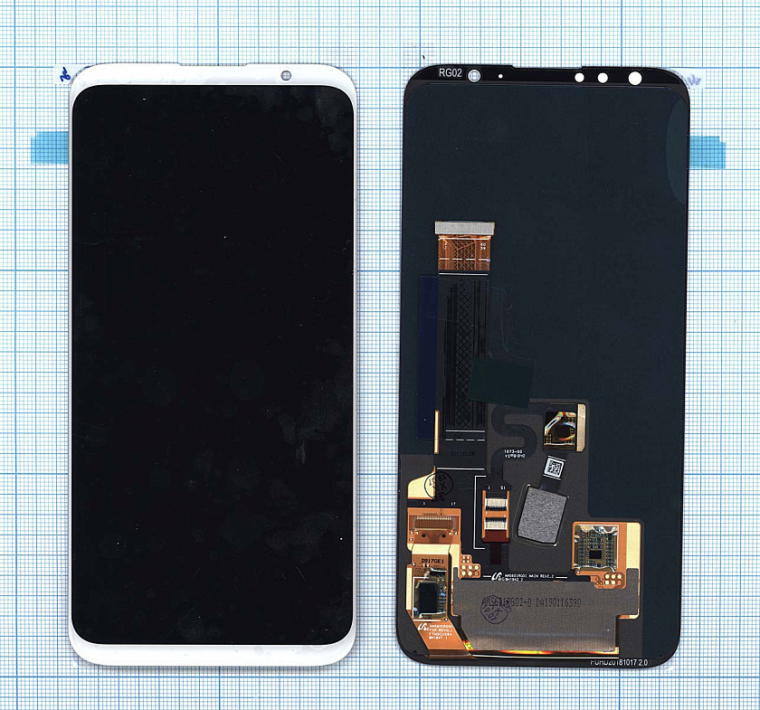 Дисплей для Meizu 16th белый