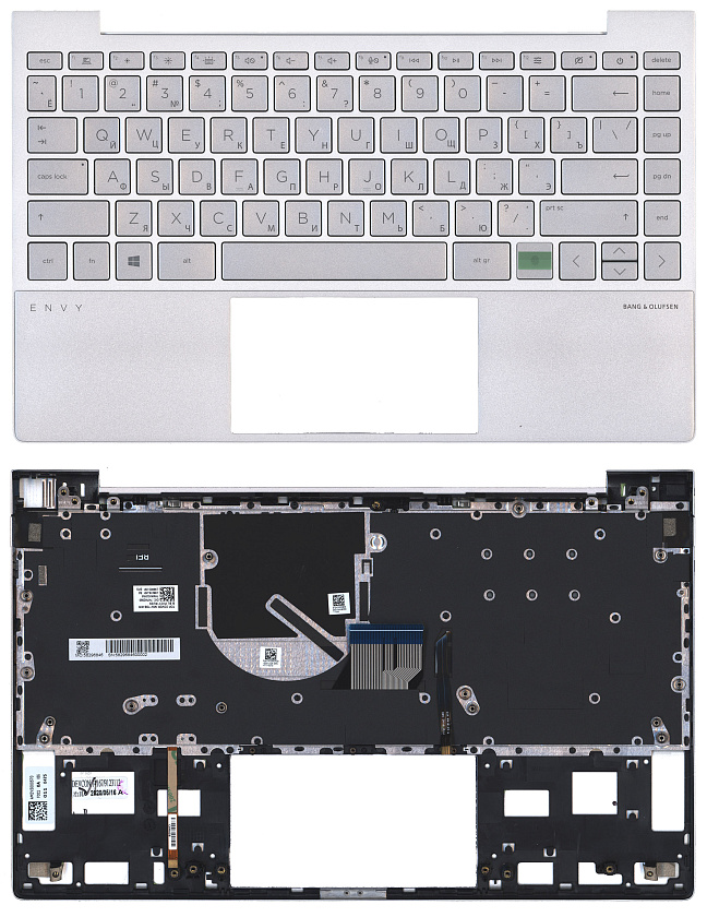 Топкейс для HP Envy 13-BA серебристый