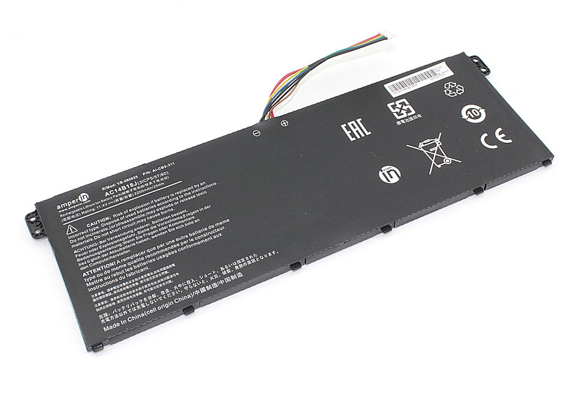 Аккумуляторная батарея Amperin для ноутбука Acer Chromebook 13 (AC14B18J) 11.4V 2200mAh AI-CB5-311