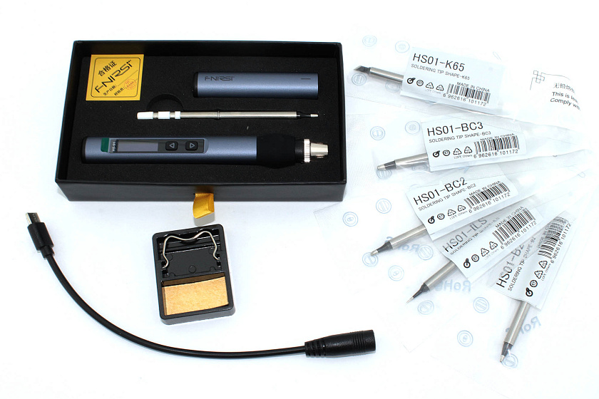 Паяльный набор Fnirsi HS01 BU Plus