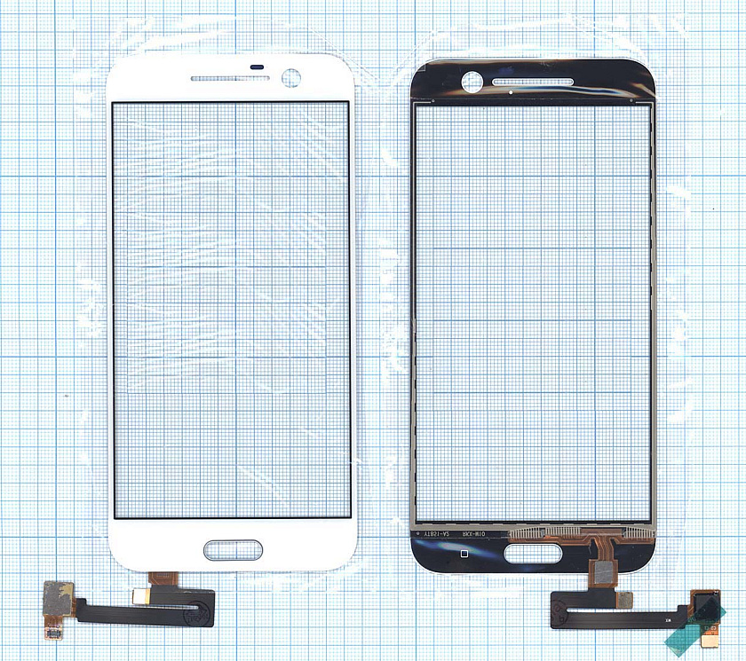 Сенсорное стекло (тачскрин) для HTC 10 / 10 Lifestyle белое