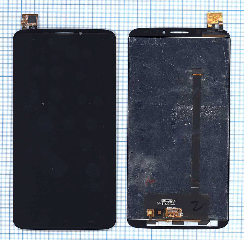 Дисплей для Alcatel One Touch Hero 8020D черный
