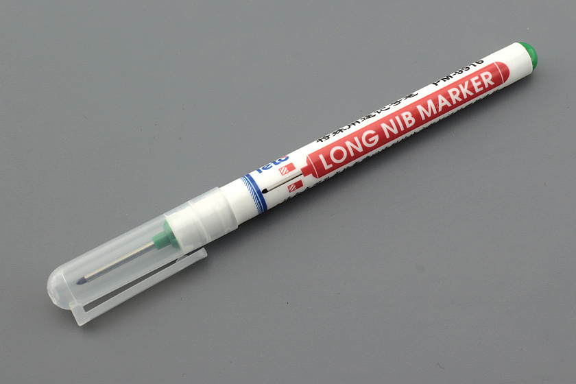 Маркер с тонким стержнем, зеленый