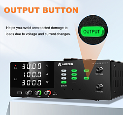 Лабораторный блок питания Amperin AI-W30010RS 300V, 10A