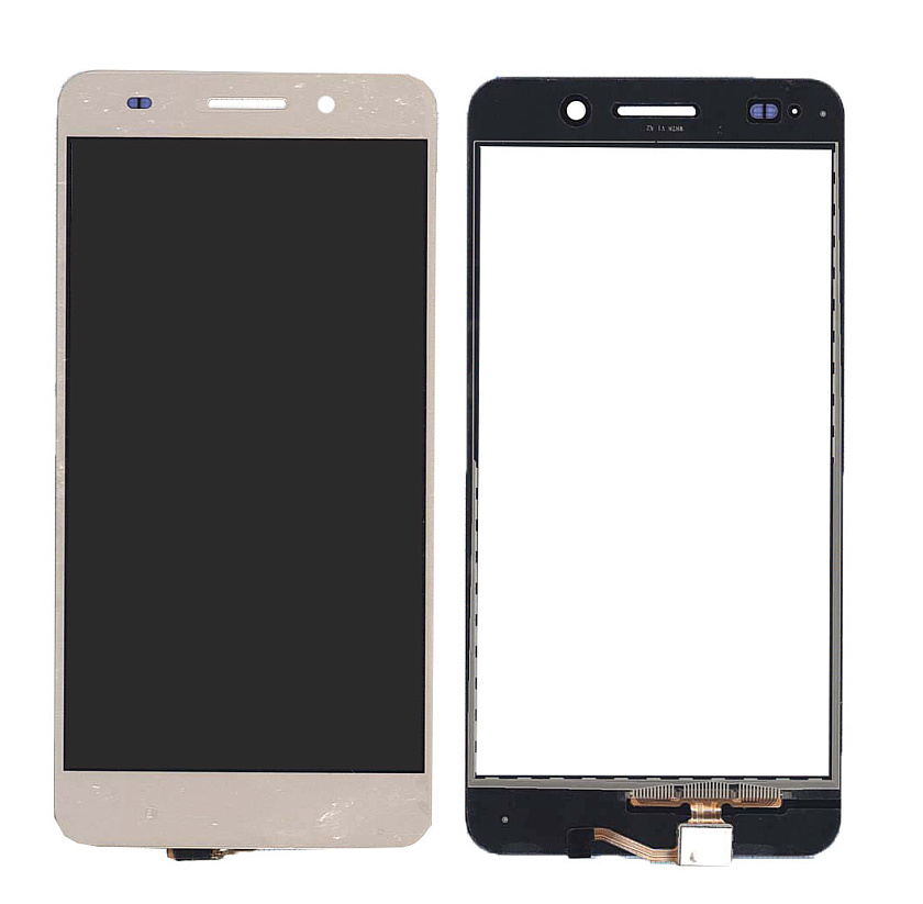 Сенсорное стекло (тачскрин) для Huawei Y6 II LTE (CAM-L21) золото