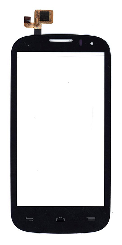 Сенсорное стекло (тачскрин) для Alcatel One Touch Pop C5 5036D черное