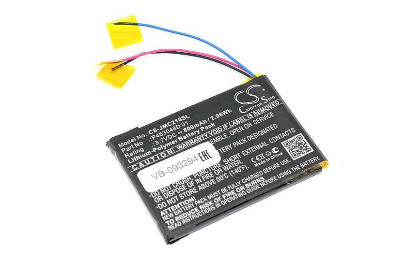 Аккумуляторная батарея CameronSino CS-JMC210SL для JBL Clip plus 3.7V 800mAh / 2.96Wh
