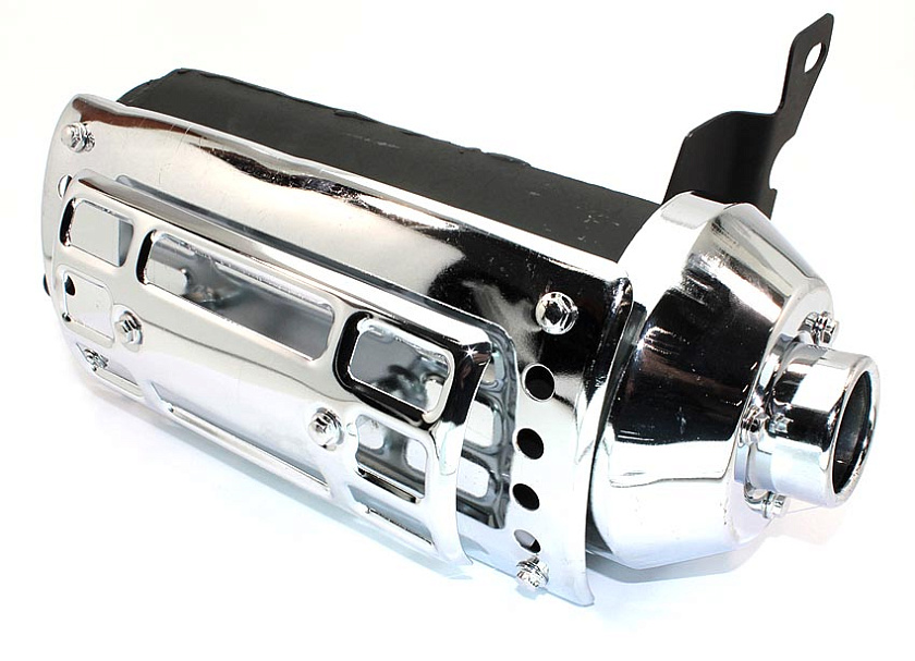 Глушитель для двигателя 188 хромированный 131106