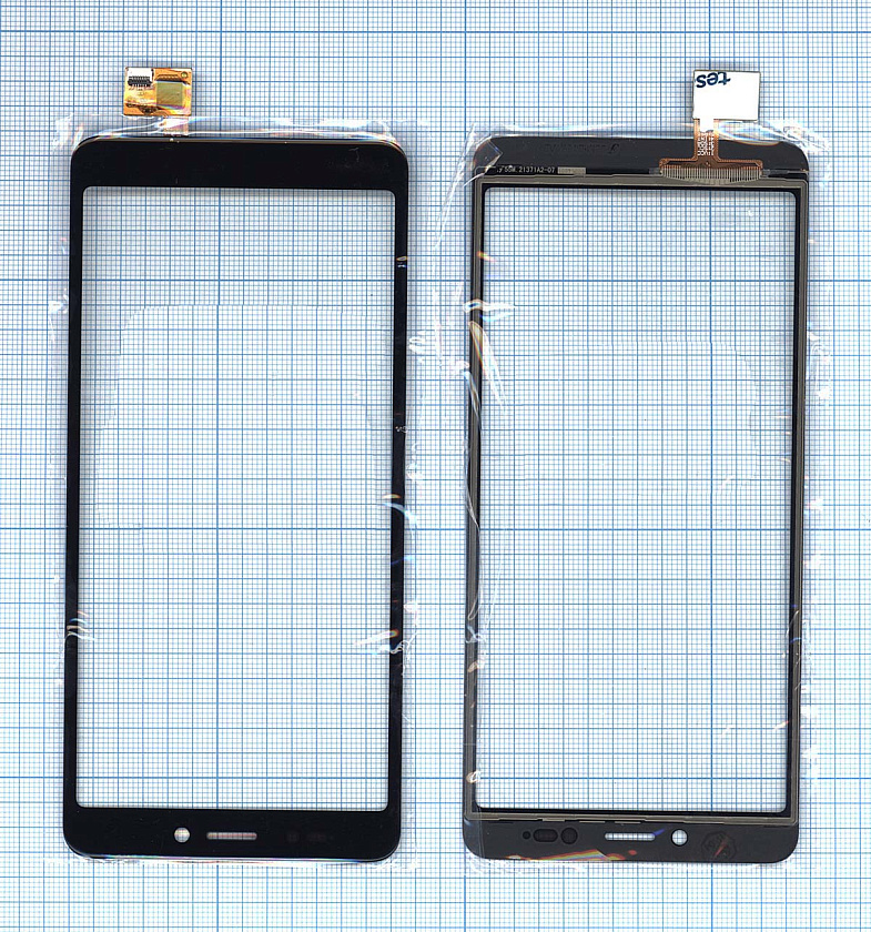 Сенсорное стекло (тачскрин) для BQ BQ-5522 Next черное