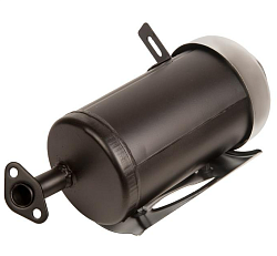 Глушитель для двигателя 168 хромированный 131107