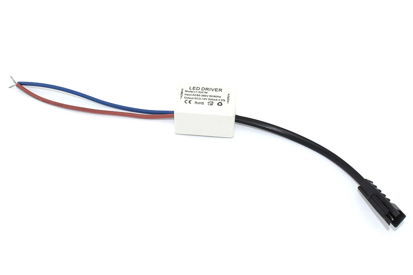 Блок питания для светодиодных светильников 3-12V до 3х ламп по 1W