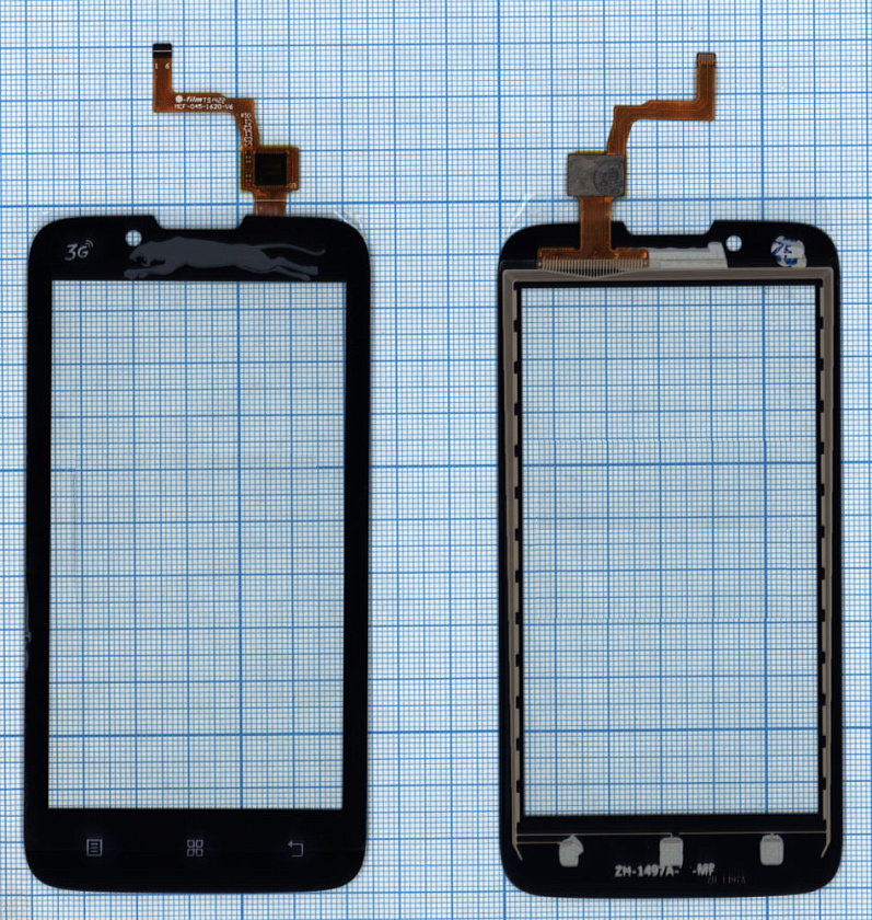 Сенсорное стекло (тачскрин) для Lenovo A328 черное