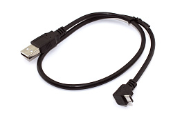 Кабель USB  Type A на Micro USB угол вниз  0,5 м