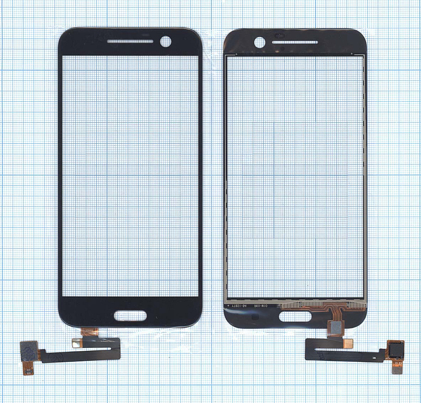 Сенсорное стекло (тачскрин) для HTC 10 / 10 Lifestyle черный