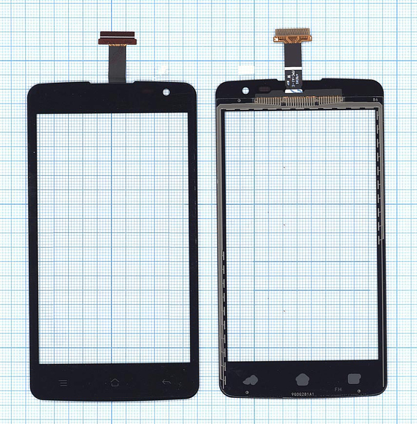 Сенсорное стекло (тачскрин) для OPPO Muse R821 черное