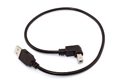 Кабель USB  2.0 на  USB-B угол вверх 0,5 м