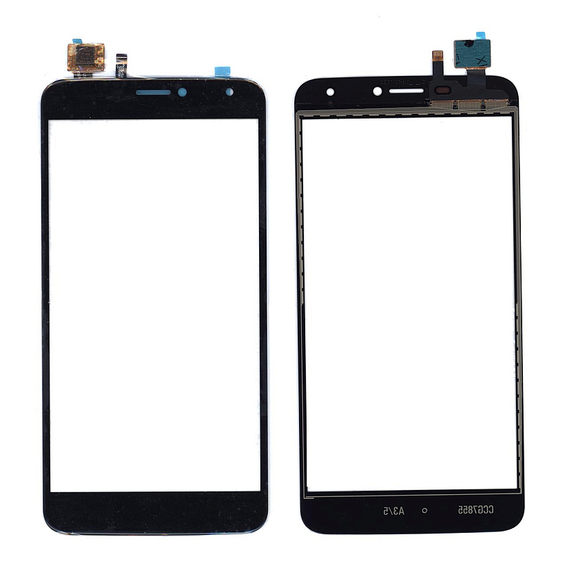 Сенсорное стекло (тачскрин) для BQ BQ-5520L Silk черное