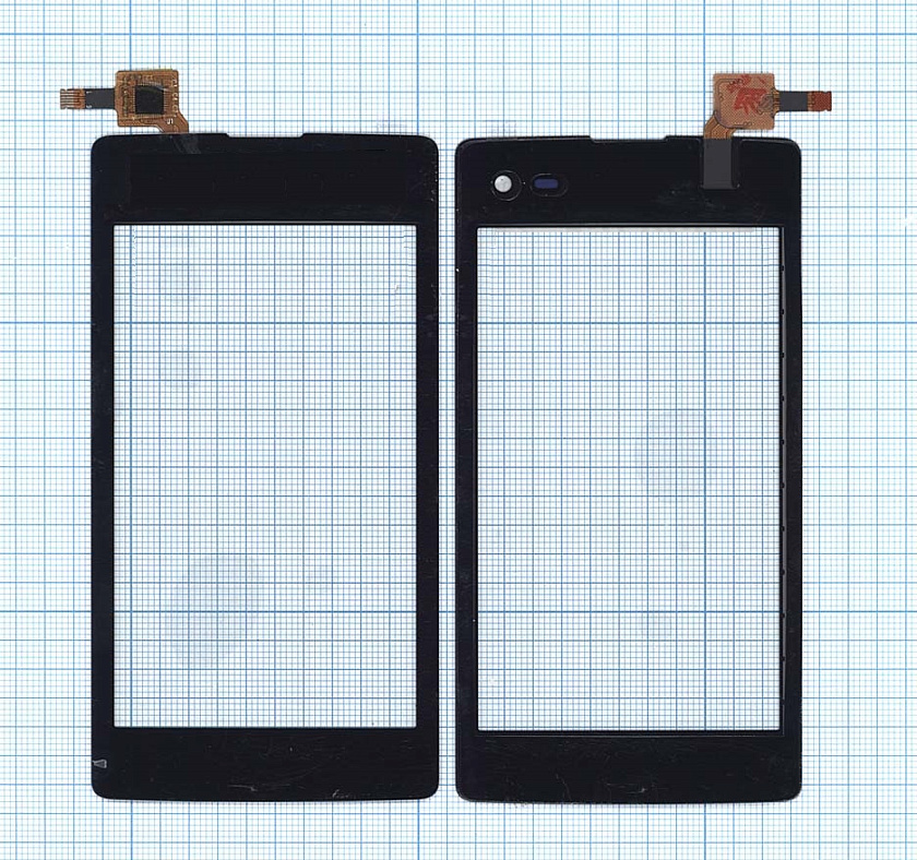 Сенсорное стекло (тачскрин) для Acer Liquid Z220 черное