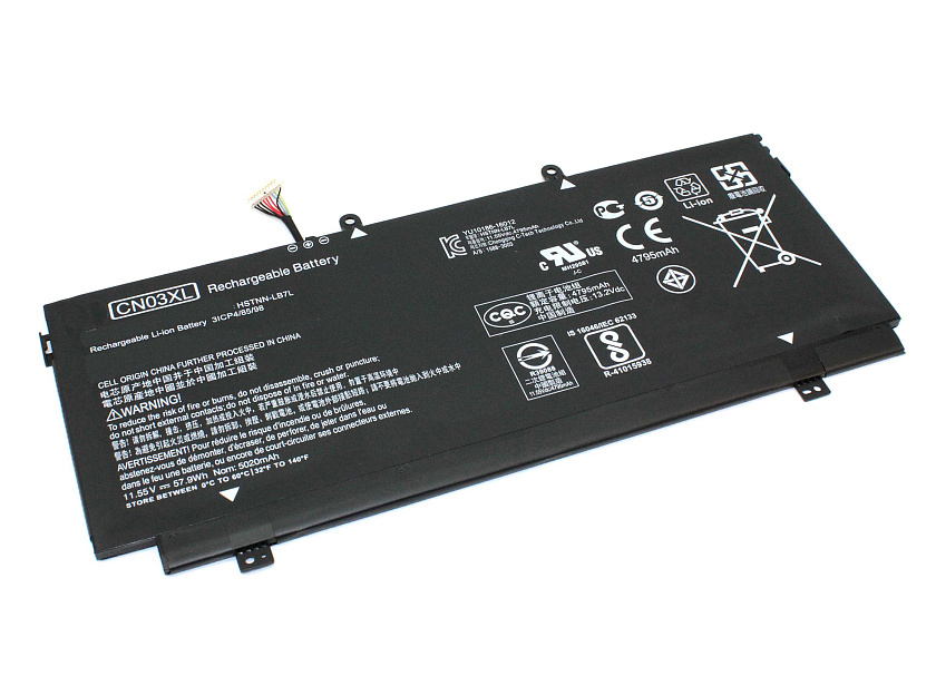 Аккумуляторная батарея для ноутбука HP Envy 13-AB001 (CN03XL) 11.55V 5020mAh