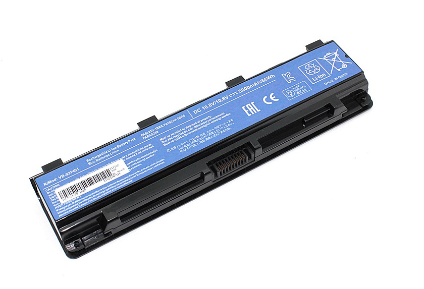 Аккумуляторная батарея для Toshiba Satellite C800 5200mAh PA5024U-1BRS (Low Cost OEM)