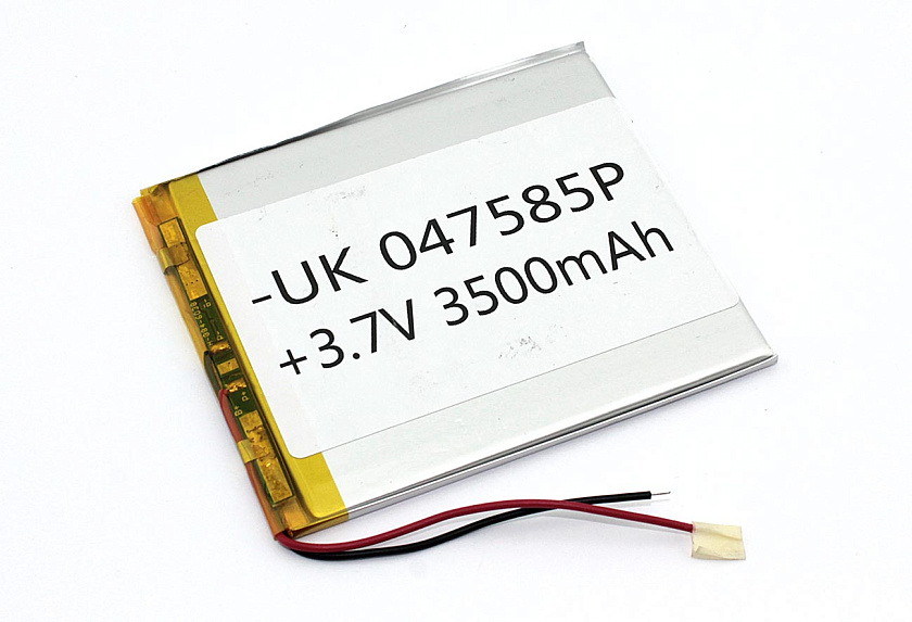 Аккумулятор Li-Pol (батарея) 4*75*85мм 2pin 3.7V/3500mAh
