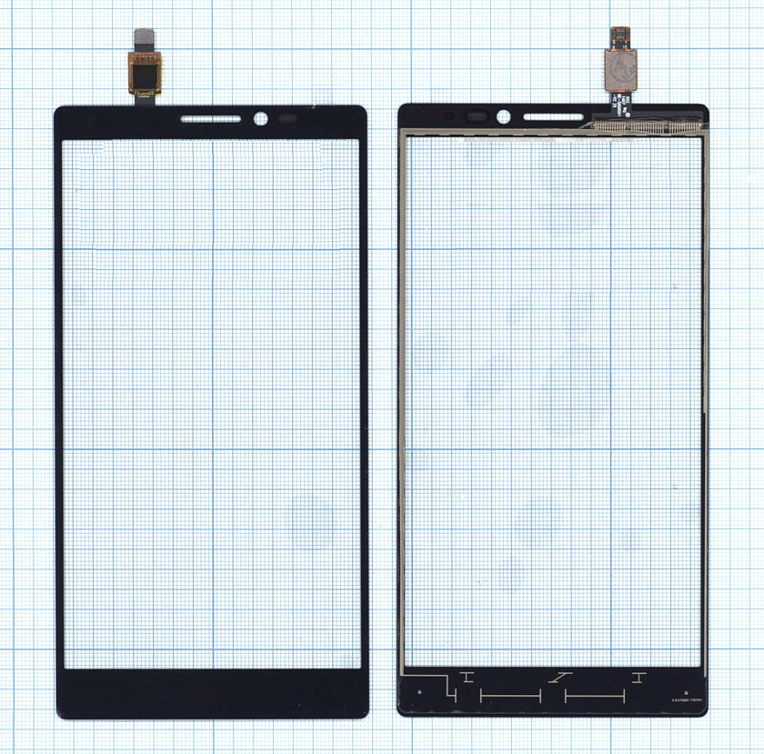 Сенсорное стекло (тачскрин) для Lenovo Vibe Z2 Pro K920 черное