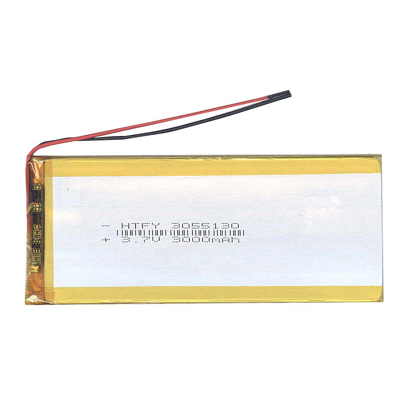 Аккумулятор Li-Pol (батарея) 3*55*130мм 2pin 3.7V/3000mAh