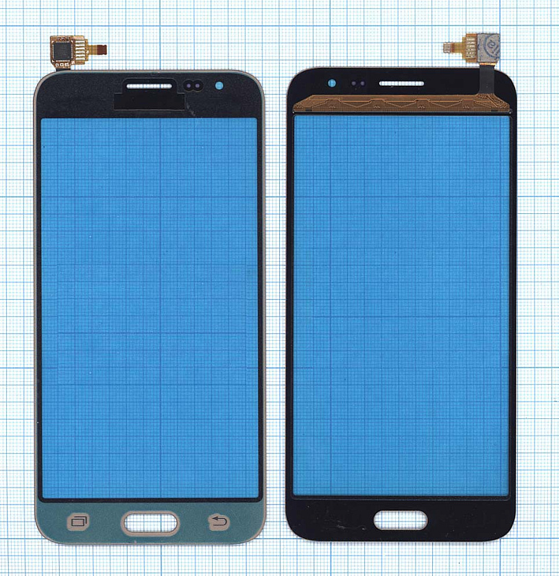 Сенсорное стекло (тачскрин) для Samsung Galaxy J3 (2016) SM-J320 золотистое